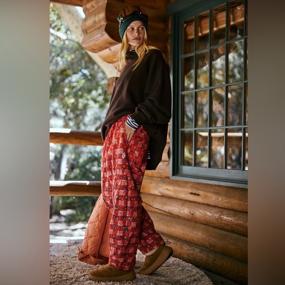 FP Free People game day printed pants